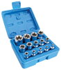 SADA NÁSTRČNÝCH KĽÚČOV - E-TORX - 1/4”+ 3/8”+ 1/2” - E4-E24 - SATRA